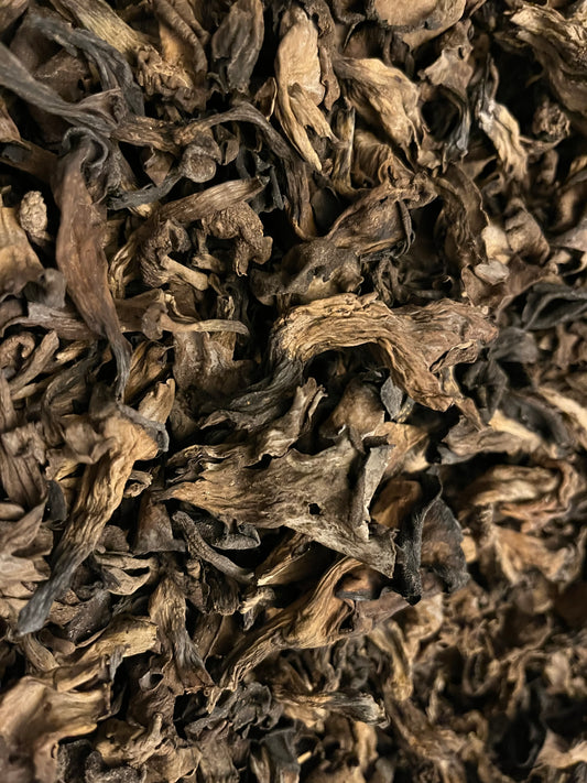 Dried wild black trumpet mushroom - Diversified Farm