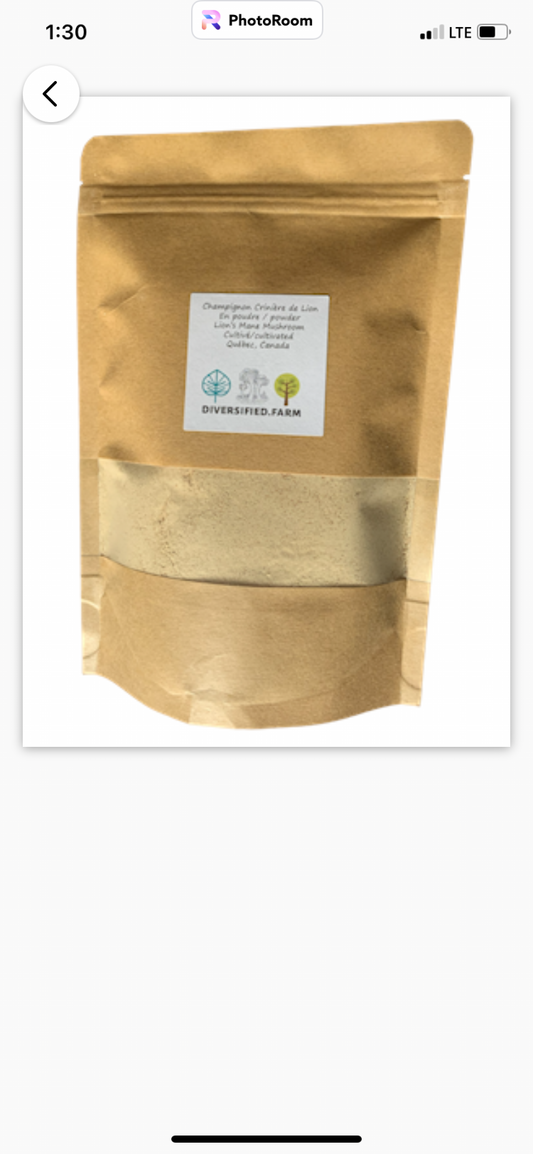 Lion’s Mane Mushroom Powder - Diversified Farm