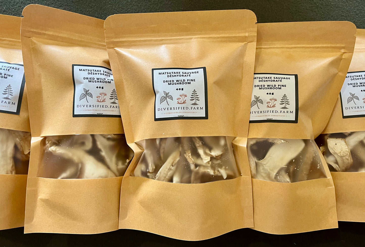 Dried wild matsutake mushroom - Diversified Farm 