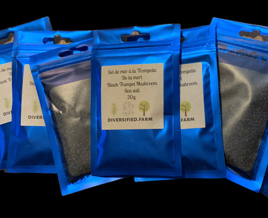 Black Trumpet Sea Salt - Diversified Farm 